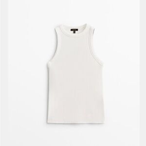 NWT Massimo Dutti Ribbed Halter Tank Top Small (two available- sold separately)